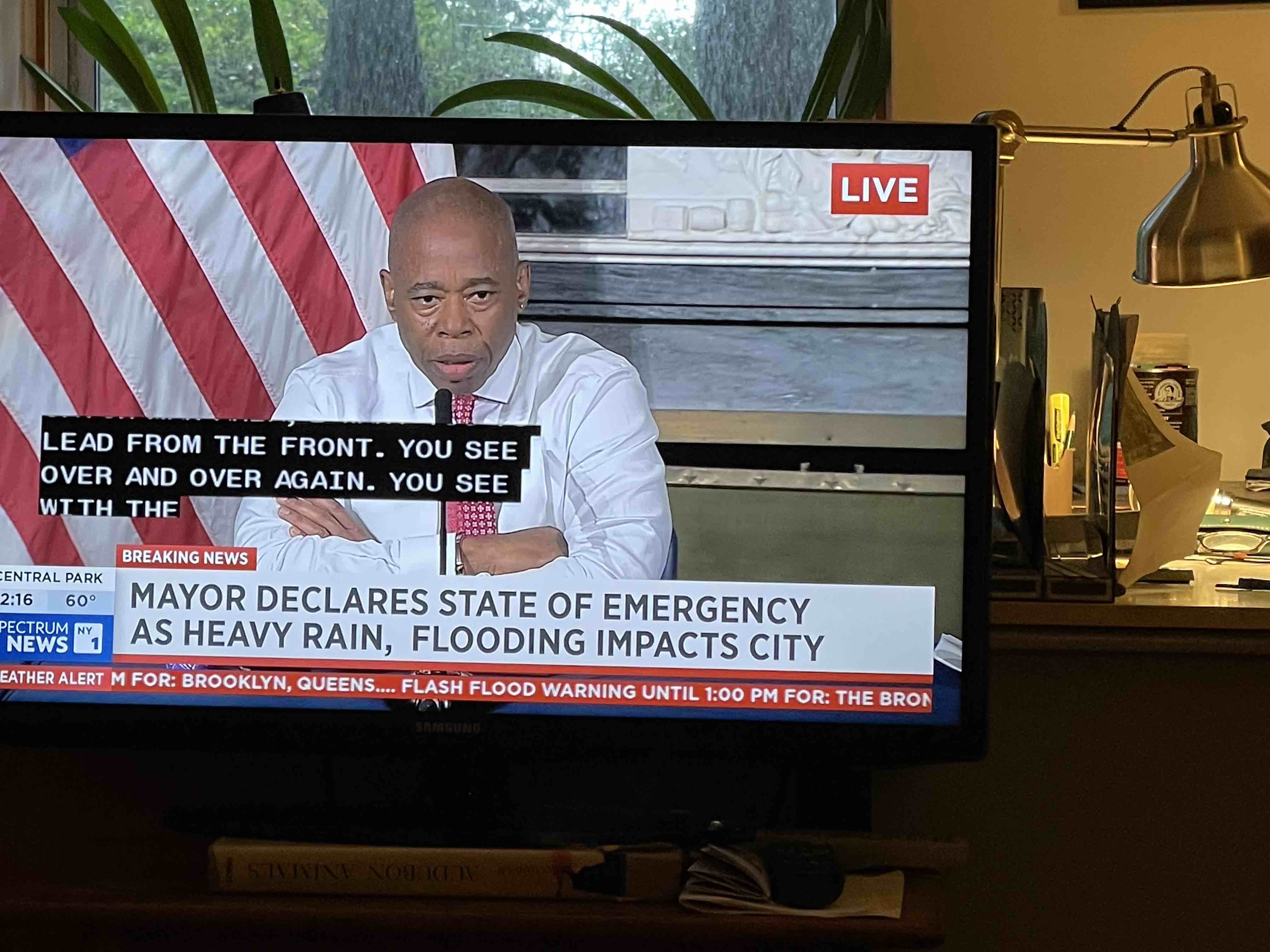 News am 29.9.2023: der B&uuml;rgermeister von NYC