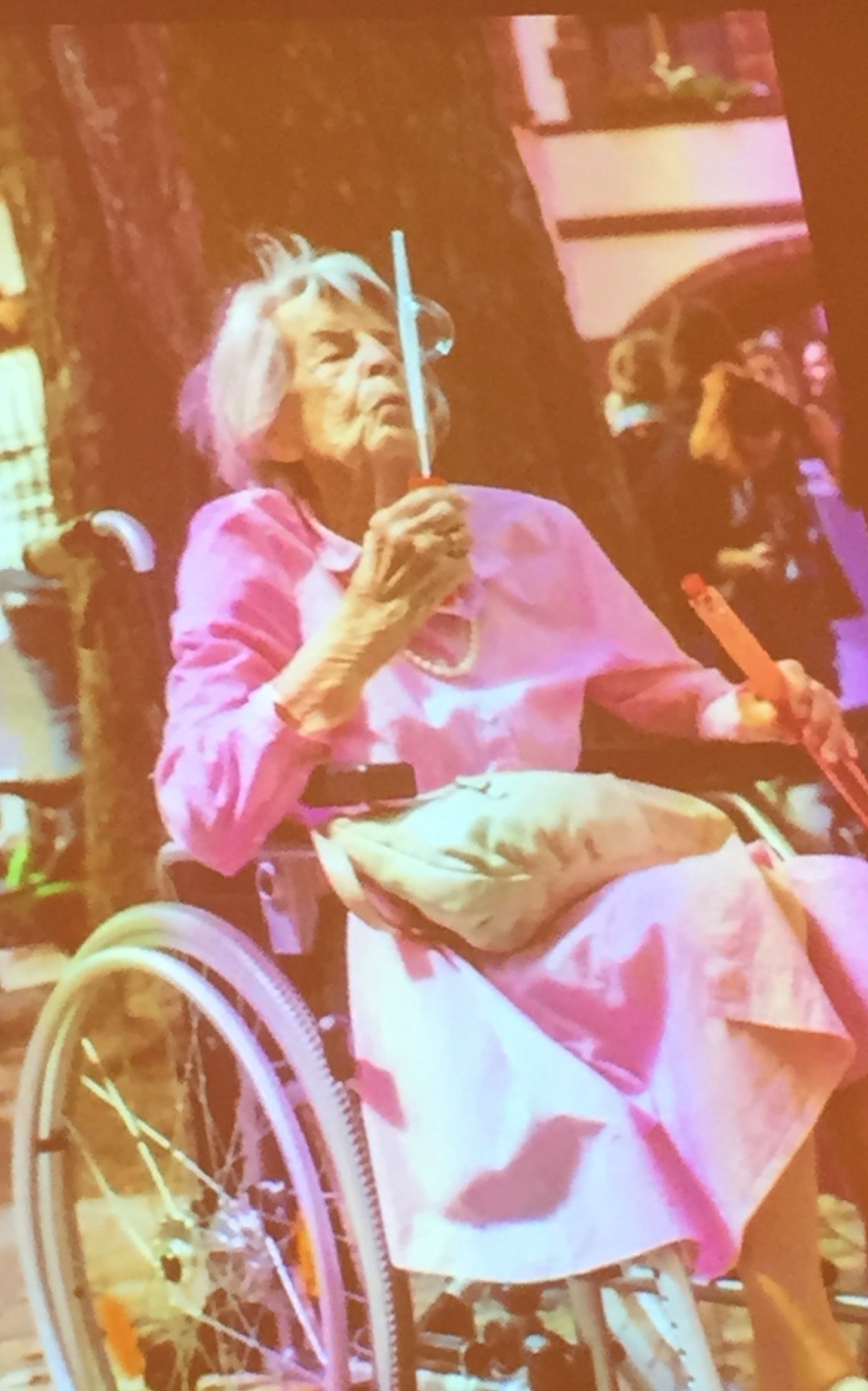 Seifenblasen auf einer Hochzeit