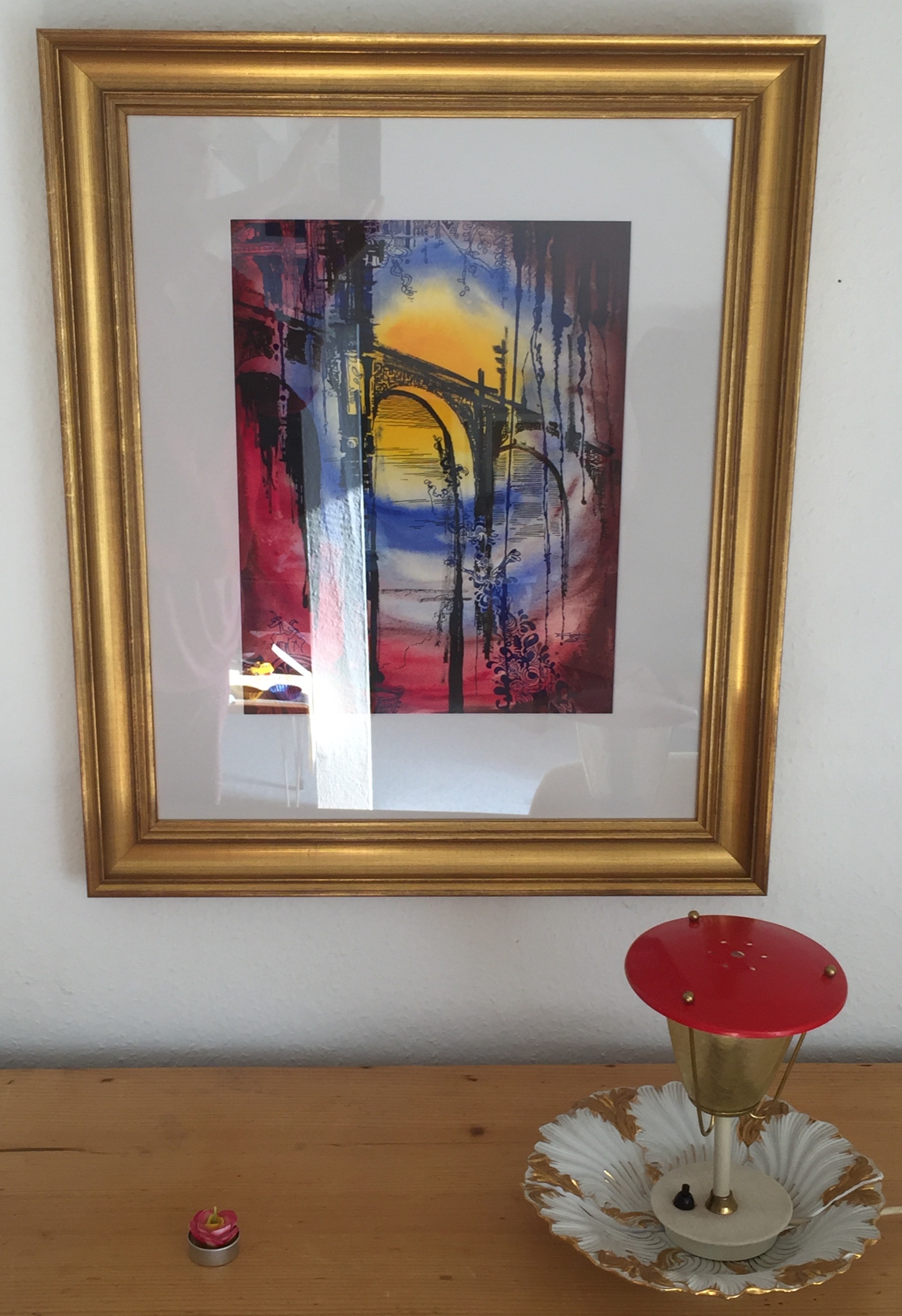 Kleines Licht und Gro&szlig;es Licht unter der Br&uuml;cke