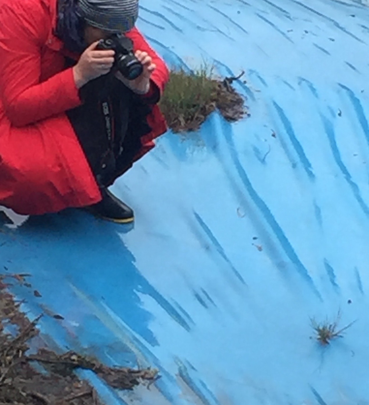 Durchbruch - in den Resten eines Mei&szlig;ner Schwimmbades