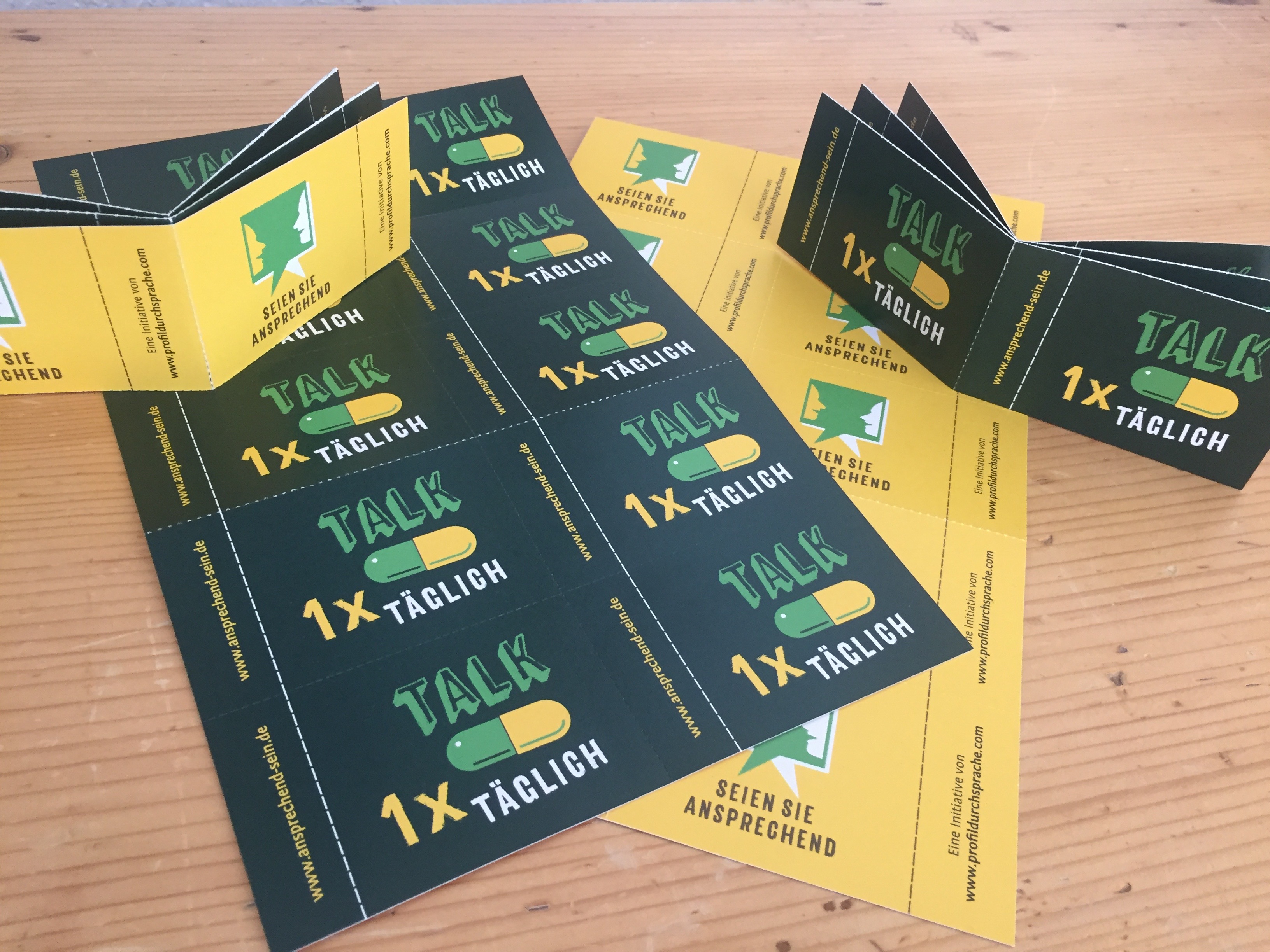 Unsere Tickets - frisch eingetroffen, in Dresden produziert.