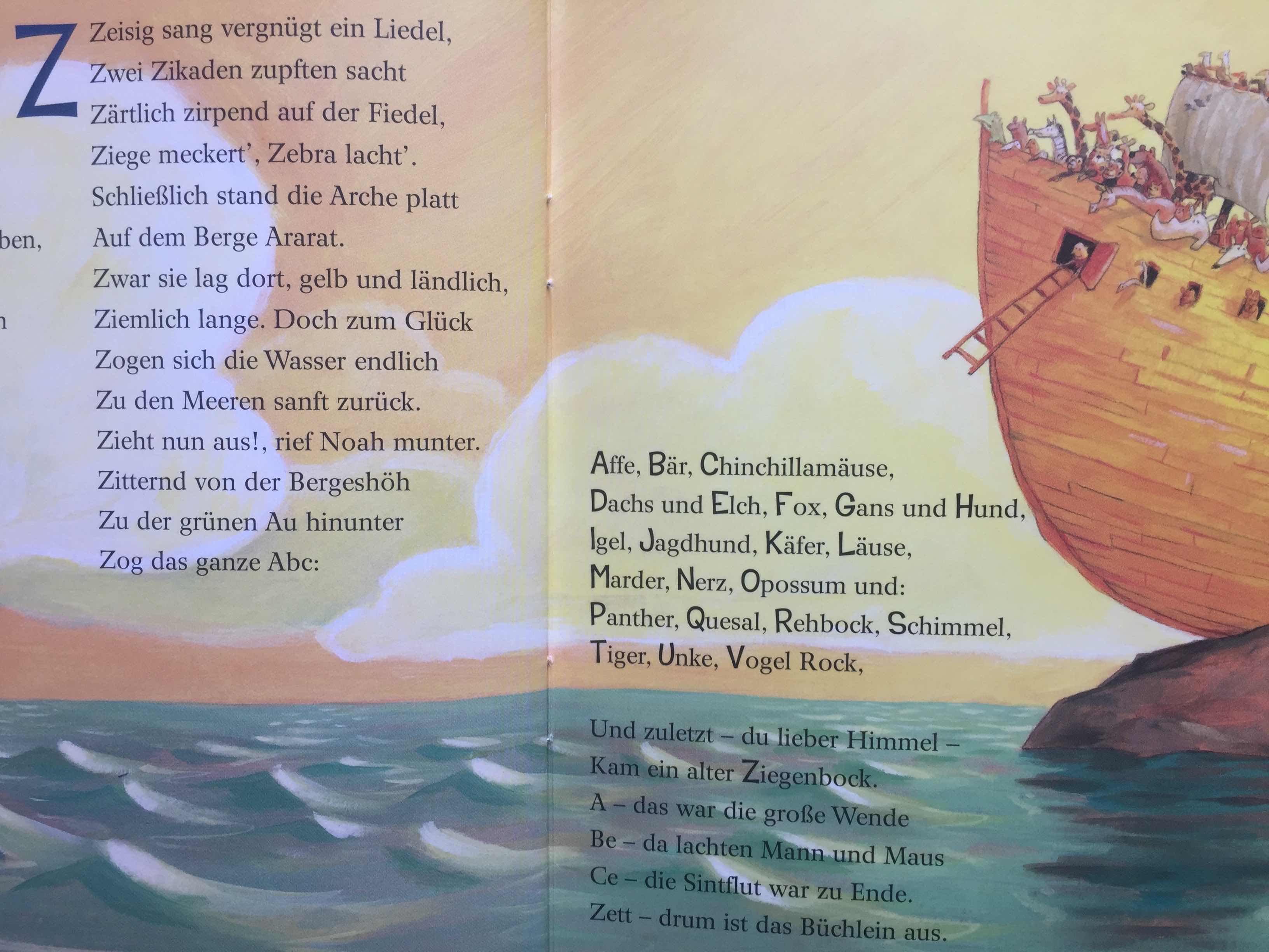 ABC Noah sticht in See, S. Z - Maxi-Pixi Nr. 248